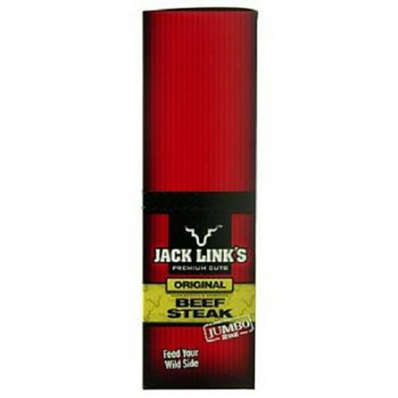 Jack Link's Premium Cuts Beef Steak, Original, 2-Ounce (Pack of 12)