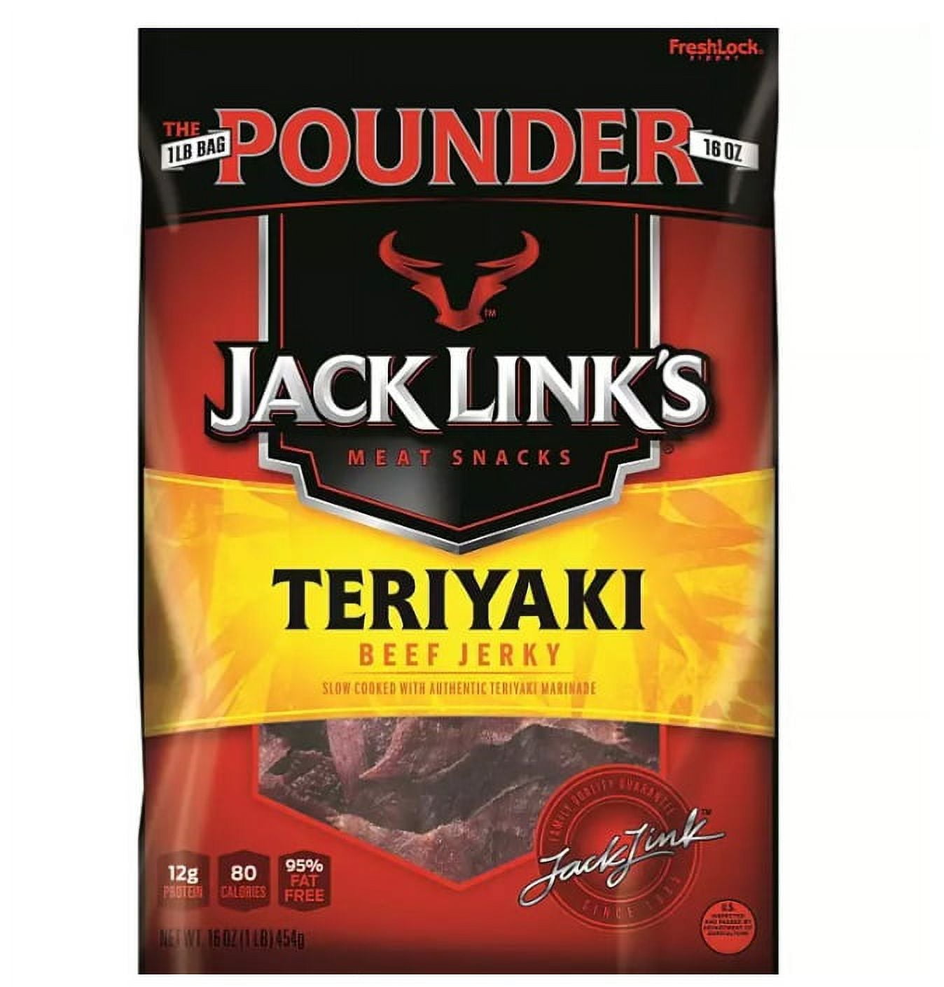 Jack Link's Teriyaki Beef Jerky (16 oz. bag)