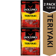 thumbnail image 1 of Jack Link's Teriyaki Beef Jerky Excellent Source of Protein, Made with 100%  Premium Cuts of Beef, 1.25 oz.,(2 Pack), 1 of 6