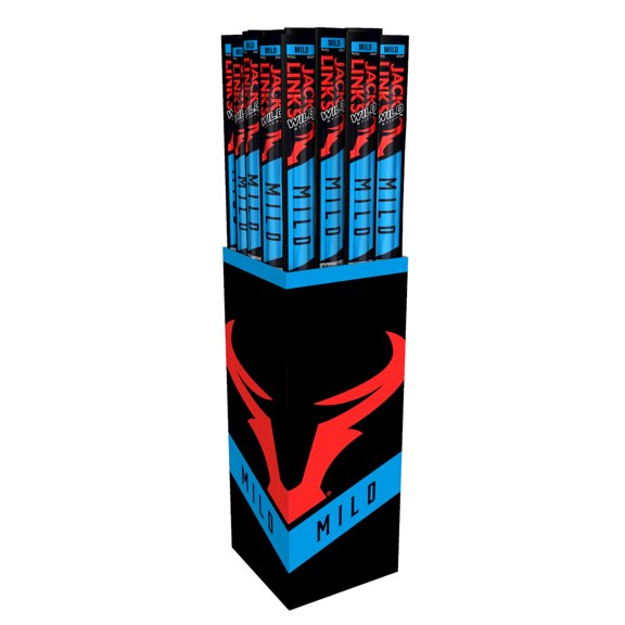 Jack Link's Wild Snack Stick, Protein Snack, Mild, 20 Count (1oz)