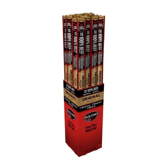 Jack Links 1.84 oz Pegged Original Beef Stick - Pack of 24