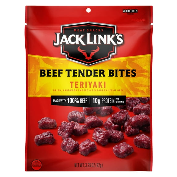 3.25oz Jack Link's Teriyaki Beef Tender Bites 1/1 Count
