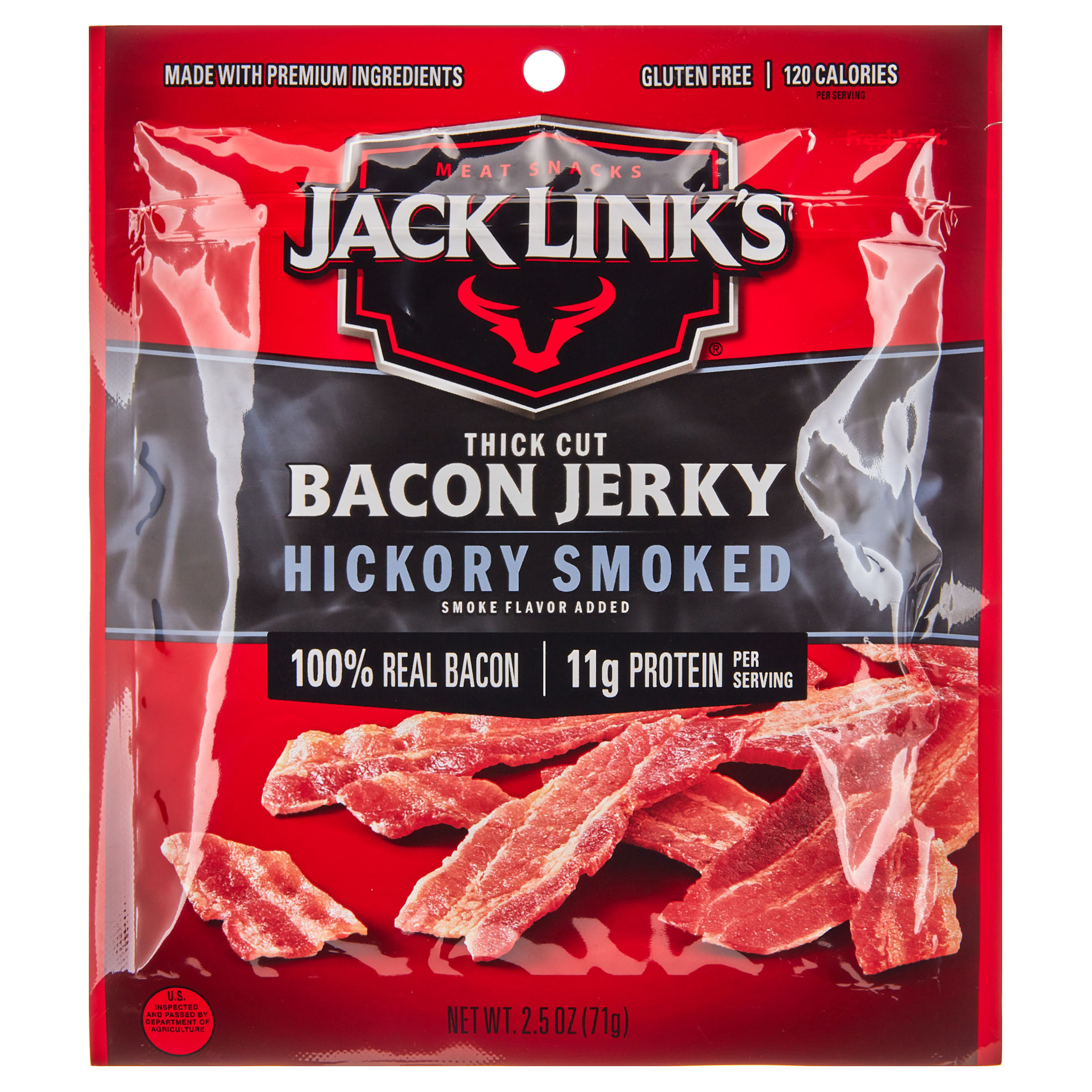 Oberto All Natural Applewood Smoked Bacon Jerky 2.5 oz.