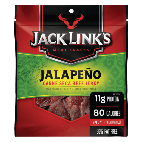 Jack Links Beef Jerky, Jalapeno, 2.85oz (Pack of 8)