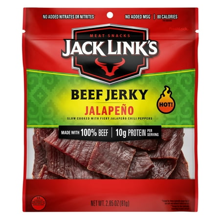 Jack Links Beef Jerky, Jalapeno, 2.85 oz