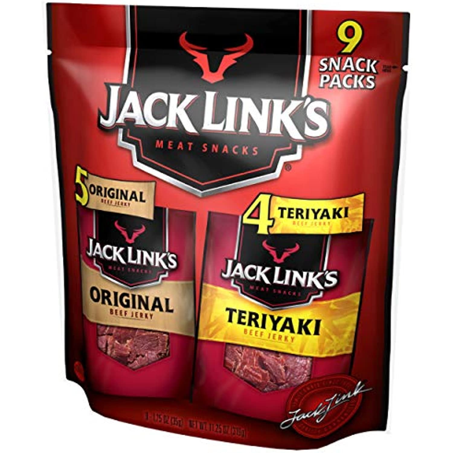 Jack Links Beef Jerky Variety Pack Includes Original And Teriyaki