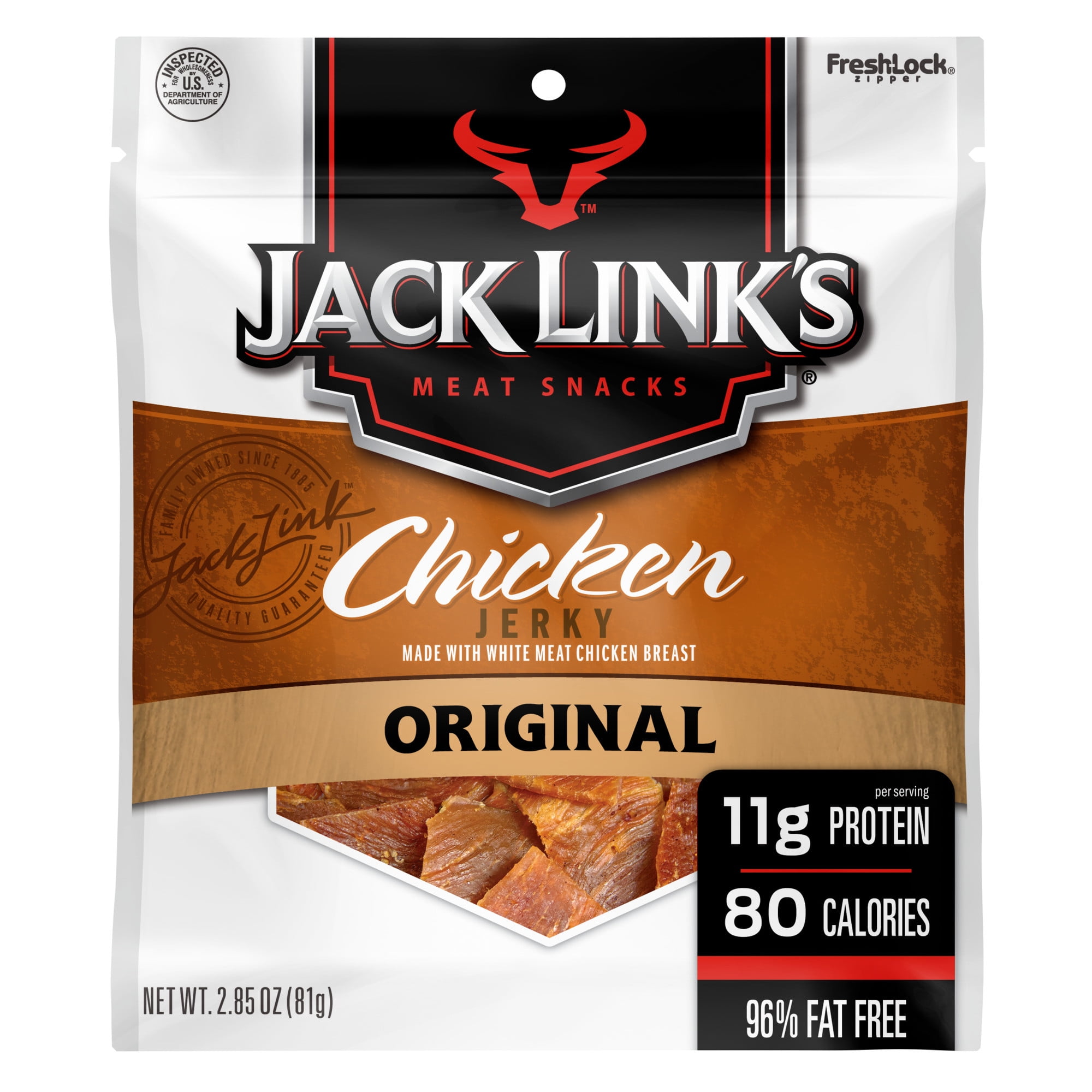 Jack Links Chicken Jerky, Original, 2.85oz