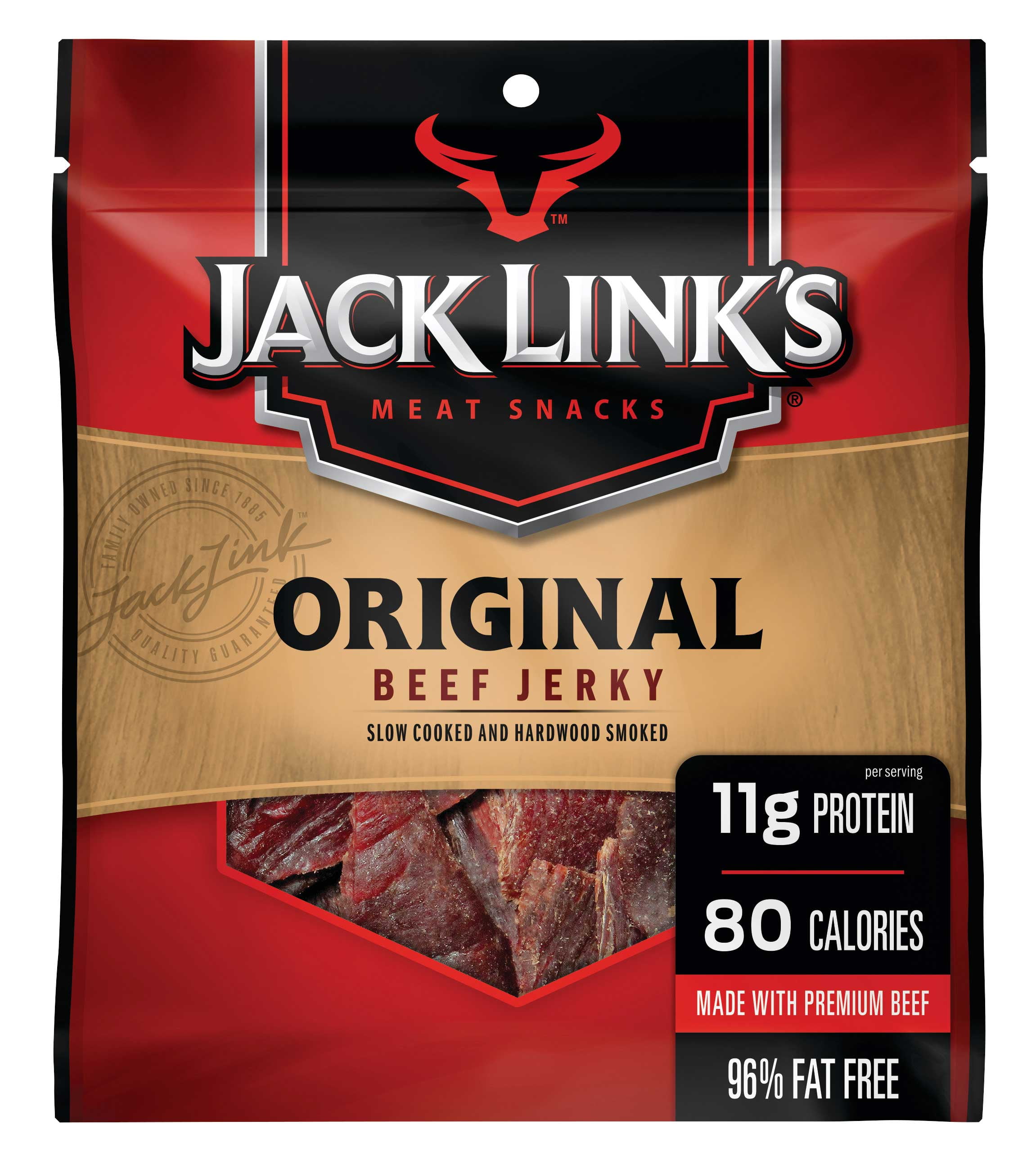 Jack Links Original Beef Jerky, 2.85 Ounce - 8 per case.
