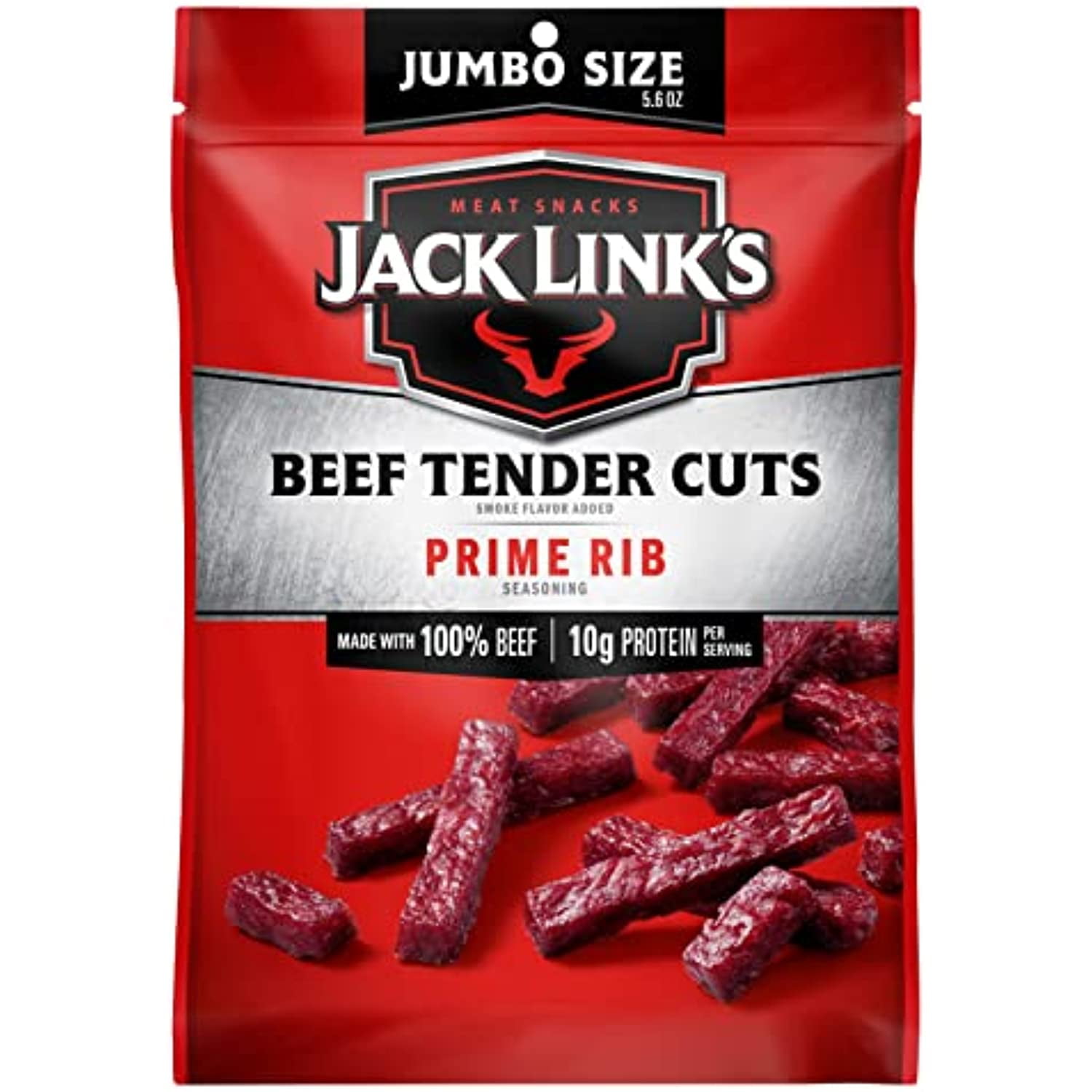 Jack Links Tender Cuts, Prime Rib Flavor, 5.6 Oz SharingSize Bag