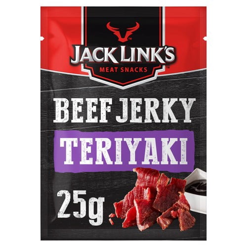 Jack Links Teriyaki Beef Jerky 25g, British Import (Pack of 3)