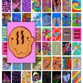 thumbnail image 1 of Jack Meets Kate Cute Indie Hippie Trippy Kidcore Aesthetic Room Decor for Teen Girls, 50 Pieces 4"x6", 1 of 6