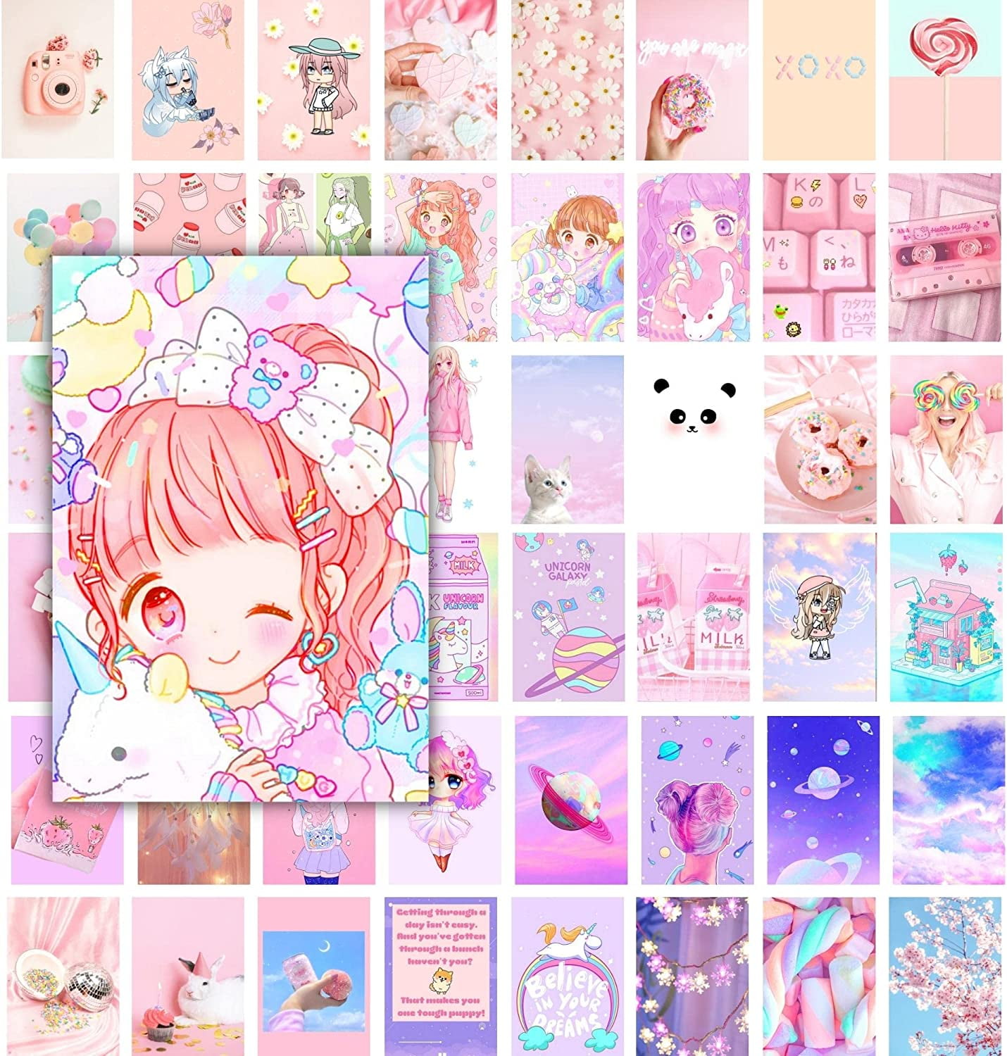 Anime Magical Girls, 6x4 Sticker Sheets