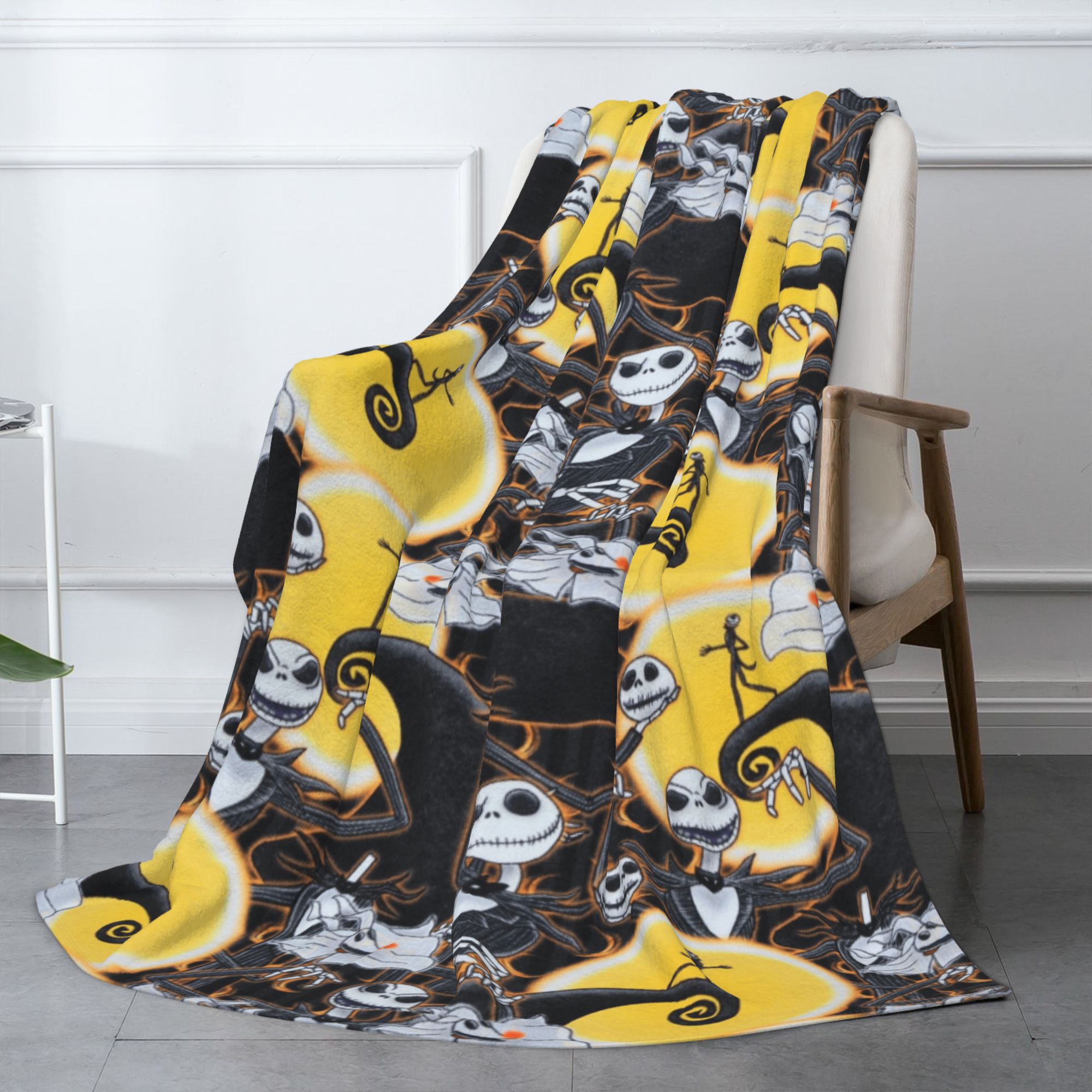 Jack Moon The Nightmare Before Christmas Blanket for Couch Bed Throw