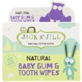 thumbnail image 1 of Jack N' Jill Natural Baby Gum & Tooth Wipes 25 Ct, 1 of 3