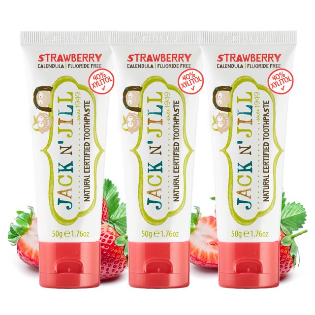 Jack N' Jill Natural Toothpaste for Babies & Toddlers Safe if