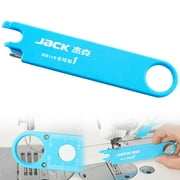 Jack Needle Threader, Quick Sewing Machine Threading Device with Magnifying Lens, Durable Lightweight Sewing Accessory Threader, 3-in-1 Needle Threading Tool for Sewing Machine