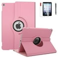 thumbnail image 1 of &nbsp;iPad Air 2 Case Cover with Bonus Screen Protector - Multi-Angle Viewing 360 Degree Rotating Smart Case Cover, Auto Sleep/Wake, Leather Full Body Protective Cover for iPad Air 2, 1 of 6