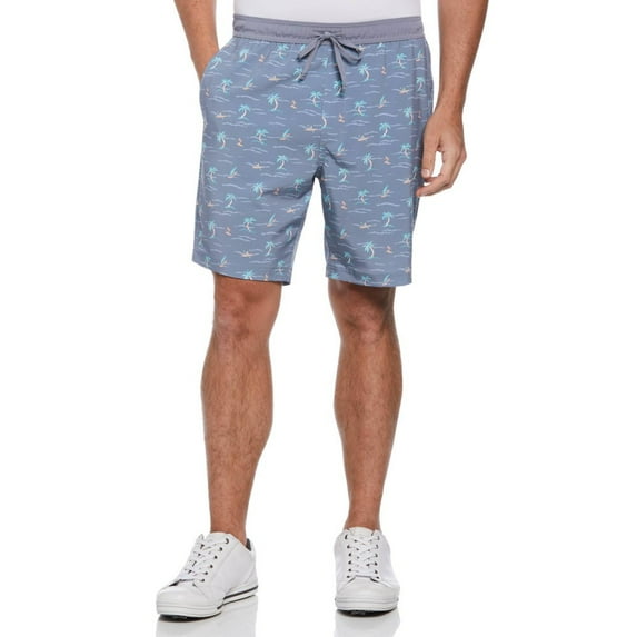 Jack Nicklaus Men's Pull-On Shorts 8" - Gray, Large
