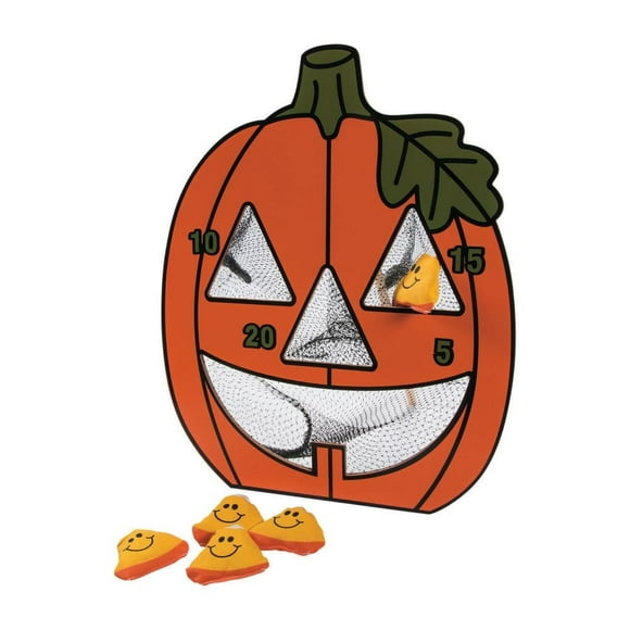 Jack-O-Lantern Bean Bag Toss (7Pc) - Party Favors - 7 Pieces