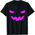 thumbnail image 1 of Jack O'Lantern Evil Smiling Face Pumpkin Halloween T-Shirt, 1 of 6