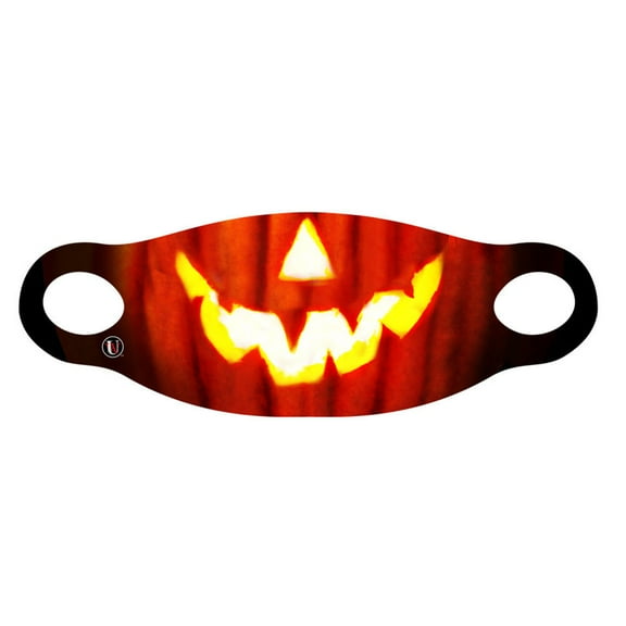 Jack-O-Lantern Face Cover Mask