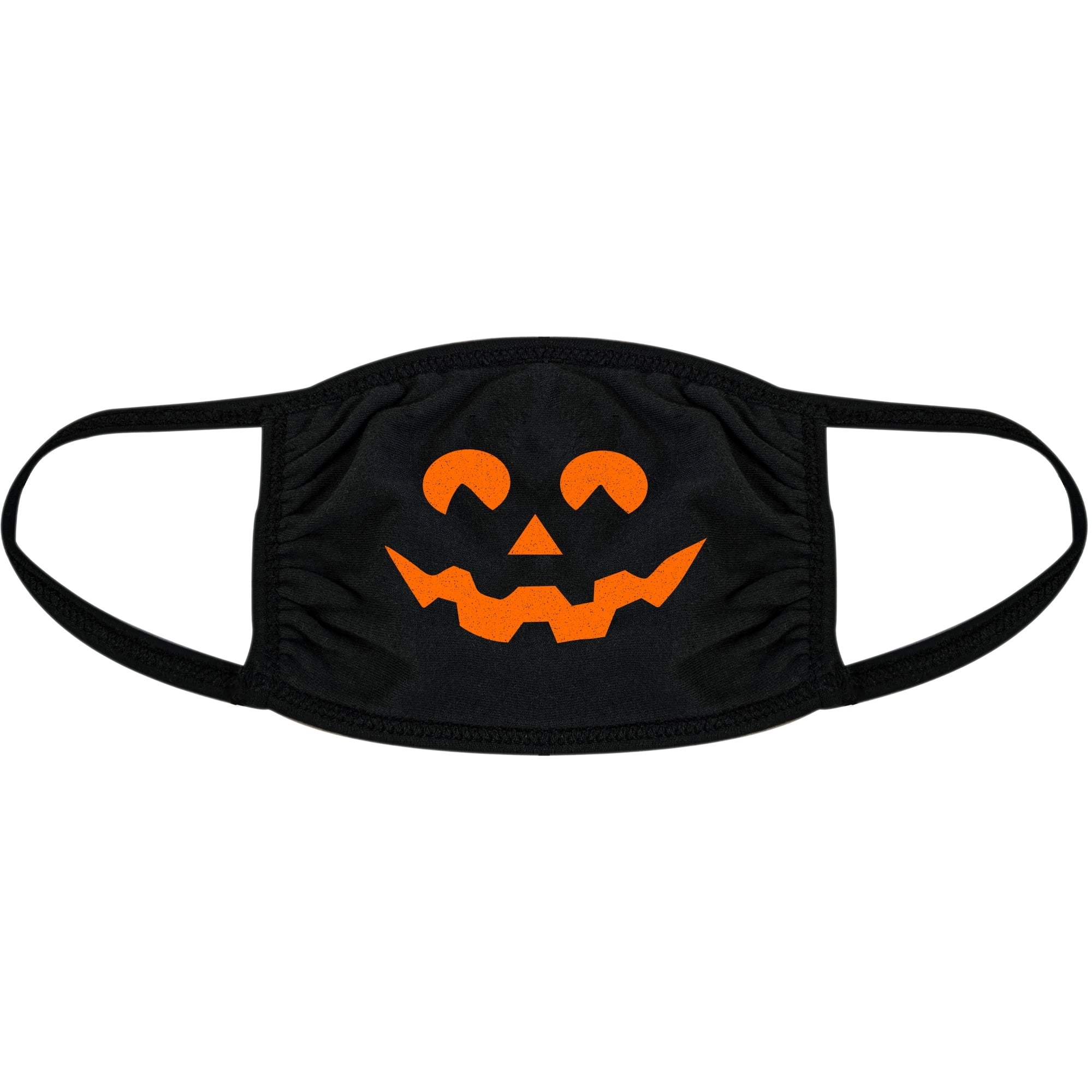Jack O Lantern Face Mask Funny Halloween Pumpkin Nose And Mouth ...
