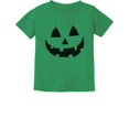 thumbnail image 1 of Jack O' Lantern Geeky Pumpkin Face Shirt Halloween Dinosaur Toddler Kids Tshirt, 1 of 6