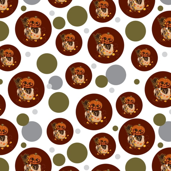 Jack O Lantern Halloween Candy Sugar Salt Bae Pumpkin Premium Gift Wrap Wrapping Paper Roll