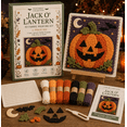 thumbnail image 1 of Jack O' Lantern Halloween Fabric Weaving Kit, Beginner-Friendly Seasonal Craft Kit, Spooky Character Dimensional Fabric Art for Tabletop Display & Holiday Keepsake, 1 of 5