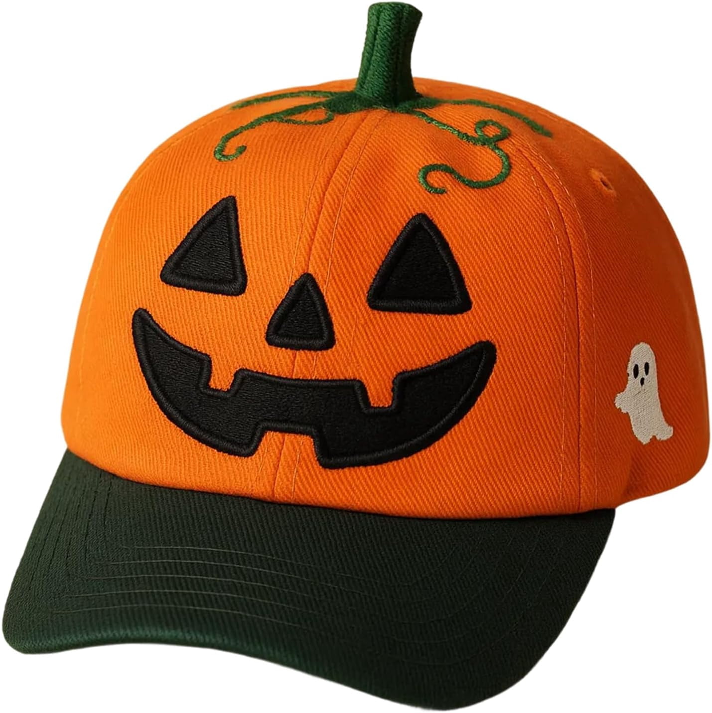 Funny Halloween Pumpkin Baseball Cap Trucker Hat Adjustable Unisex Cotton Jack O main image 4