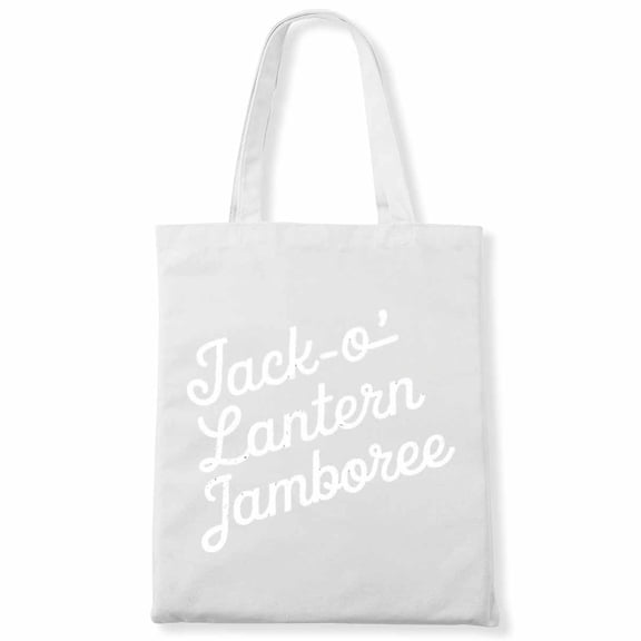 Jack-O'-Lantern Jamboree Halloween Teacher Canvas Bag 2Pcs