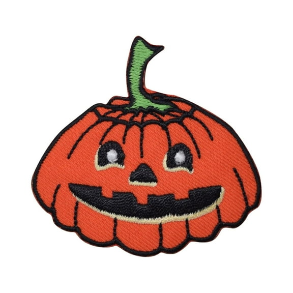 Jack O'Lantern Pumpkin - Iron on Applique/Embroidered Patch