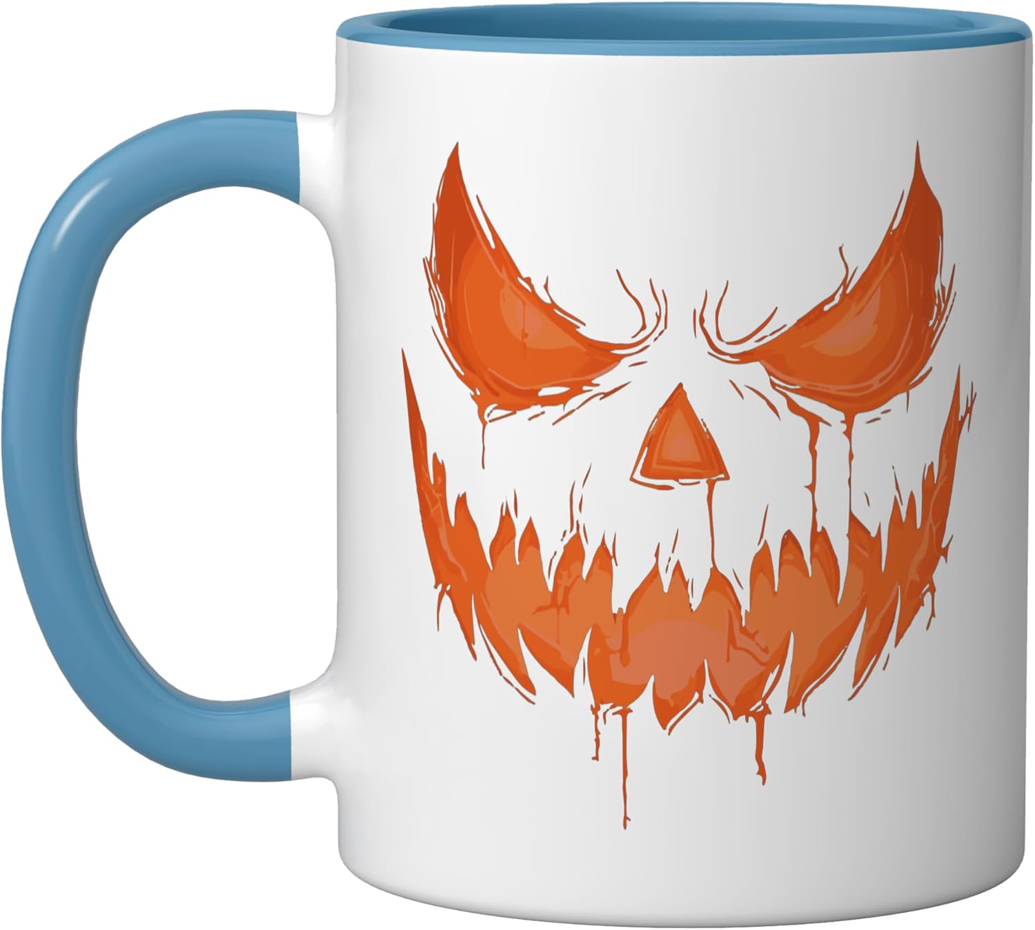 Jack O Lantern SC1Arpooky C1Arved Halloween Pumpkin Face Ceramic Mug ...