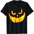 thumbnail image 1 of Jack O Lantern Scary Pumpkin Halloween Costume T-Shirt, 1 of 3