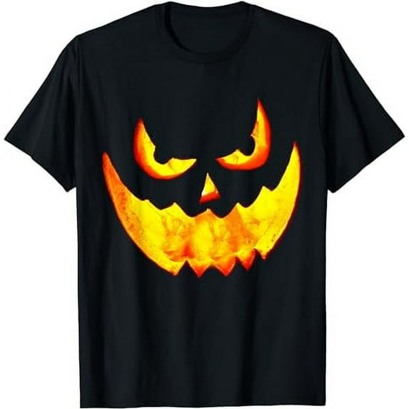 Jack O Lantern Scary Pumpkin Halloween Costume T-Shirt
