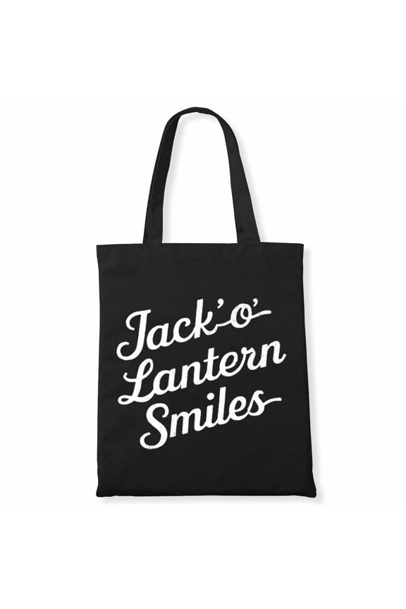 Jack-O'-Lantern Smiles Spooky Halloween Rock Concerts Canvas Bag 2Pcs