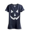 thumbnail image 1 of Jack 'O Lantern Women's Fashion Relaxed T-Shirt Tee Heather Navy X-Large, 1 of 3