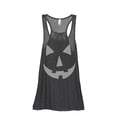 thumbnail image 1 of Jack 'O Lantern Women's Fashion Sleeveless Flowy Racerback Workout Yoga Tank Top Charcoal Grey 2X-Large, 1 of 3