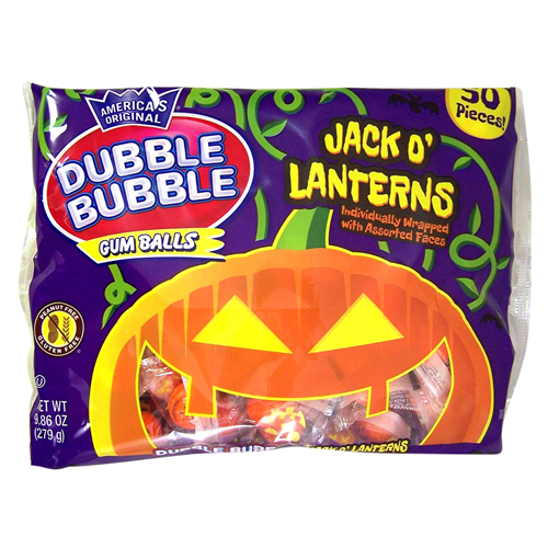 Dubble Bubble Jack O'Lanterns Gumballs 9.86 oz Bag - Walmart.com