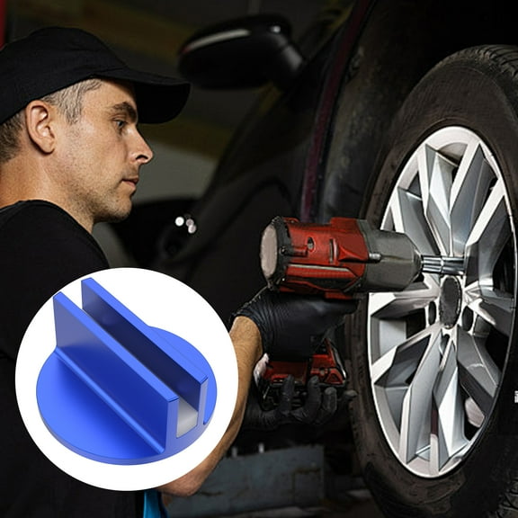 Jack Pad Slotted Universal Aluminum Grooved Magnetic Jack Pad Pinch Weld Jack Adapter Stable Magnetic Frame Guide Rail Adapter Slotted Jack Pad Adapter for Car