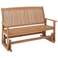 thumbnail image 1 of Jack Post 5' Gliding Bench in Teak Look, 1 of 3