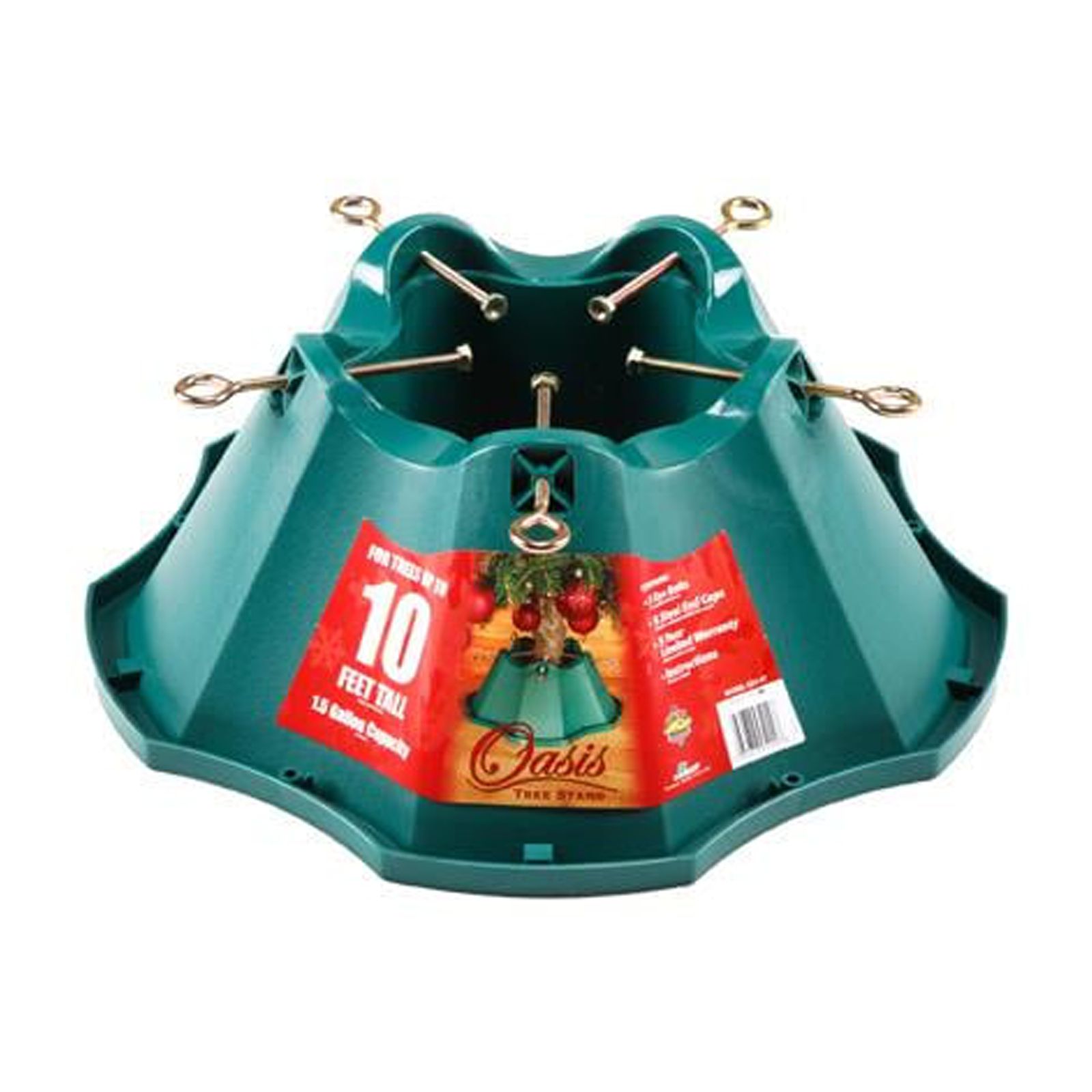 JACKPOST Oasis Christmas Tree Stand, for Trees Up to 10Feet, 1.5