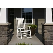 JACK-POST Jack Post Hardwood Adult Mission Rocker in White