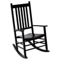 thumbnail image 1 of Jack Post Knollwood Mission Style Hardwood Porch Rocker Chair, Black, 1 of 8