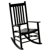Jack-Post Traditional Hardwood Porch Rocker In Black Finish