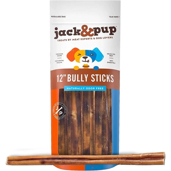 Jack Pup 12" Bully Stick 1Lb