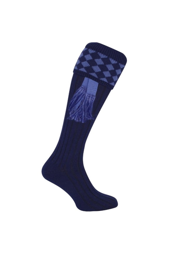 Harlequin Shooting Sock One Size Navy