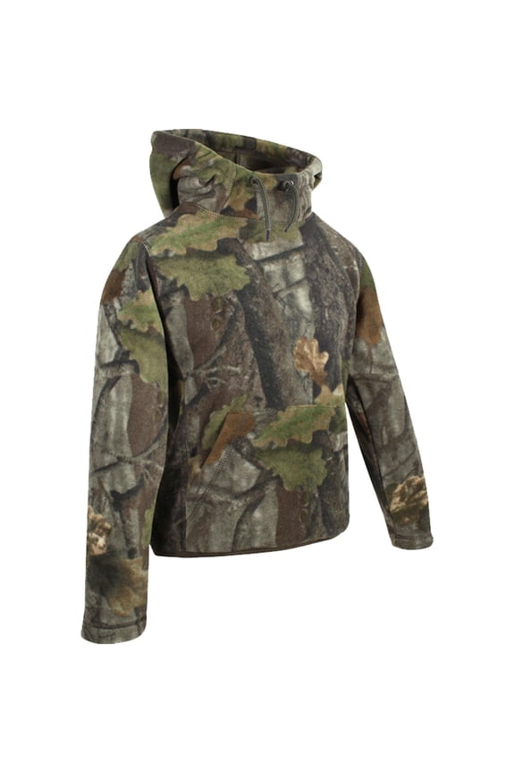 Junior Fieldman Fleece Hoodie English Oak Evolution Large Camo