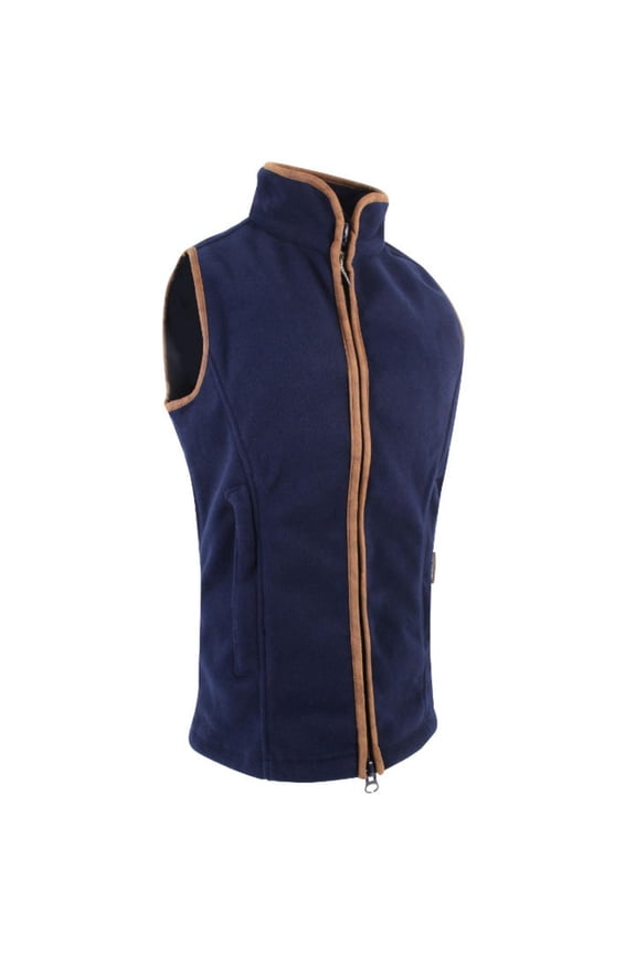 Ladies Countryman Fleece Gilet - Navy Large Blue