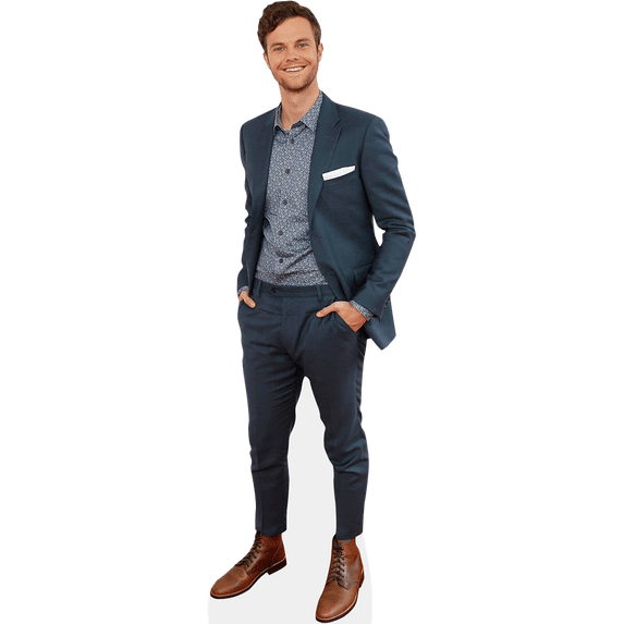 Jack Quaid (Blue Suit) Lifesize Cardboard Cutout Standee